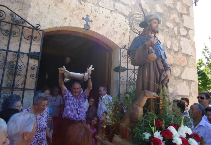 Celebración del día de San Roque con subastas