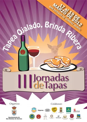 Llega la tercera edición de la jornada de tapas de lechazo y vino