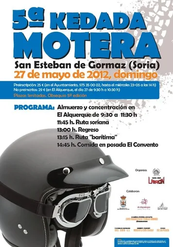 La V kedada motera propone una ruta con encanto por la Ribera