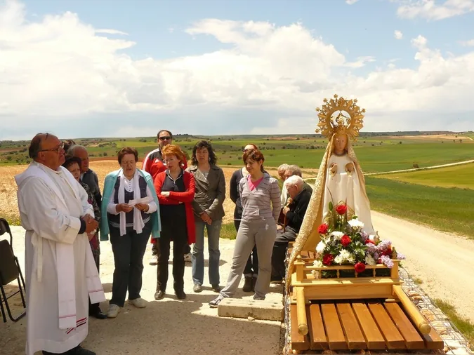 Regreso de la Virgen a su hogar