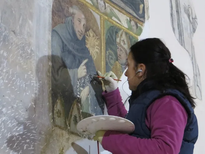 La parroquia reestrena su retablo