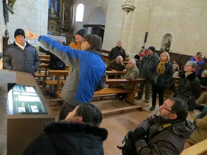 Amigos del Románico visitan San Esteban de Gormaz
