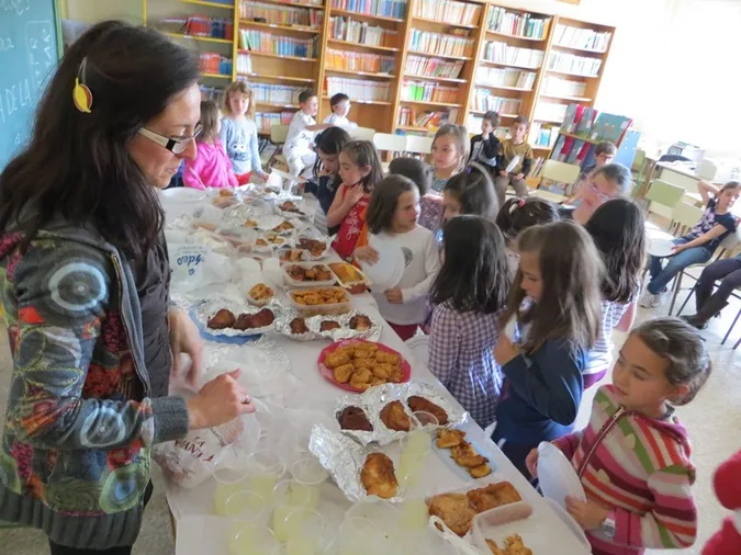Dulce despedida del trimestre en la clase de religión
