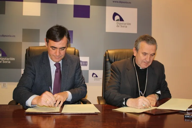 Obispado y Diputación provincial firman Convenio de restauración