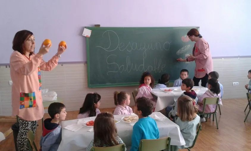 Aprender la dieta mediterránea en el cole