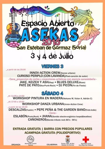 Asekas convierte su Espacio Abierto en un referente juvenil