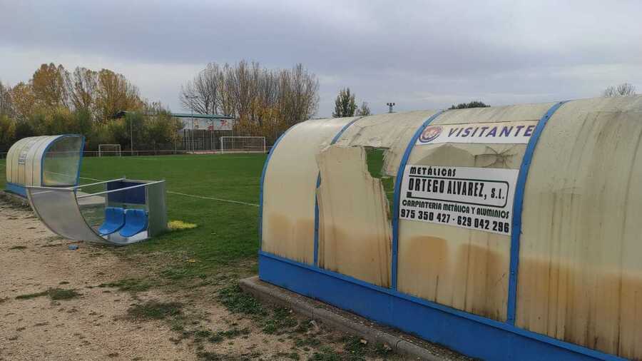 Vandalismo en las instalaciones de la AD San Esteban