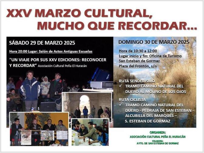 El Marzo Cultural apela al recuerdo en su XXV aniversario