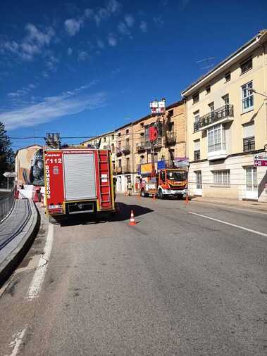 La borrasca Benjamín obligó a intervenir a bomberos en San Esteban