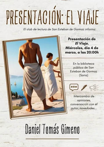 Daniel Tomás Jimeno presenta su libro ante el club de lectura