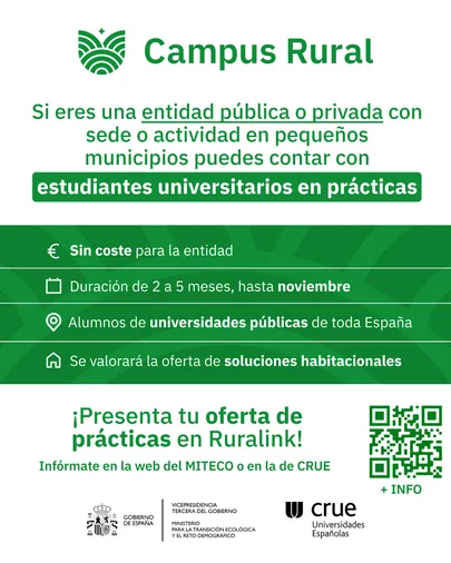 Nueva edición del Campus Rural para prácticas de universitarios