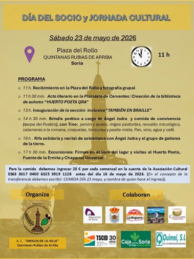 Quintanarrubias de Arriba celebra su día del socio