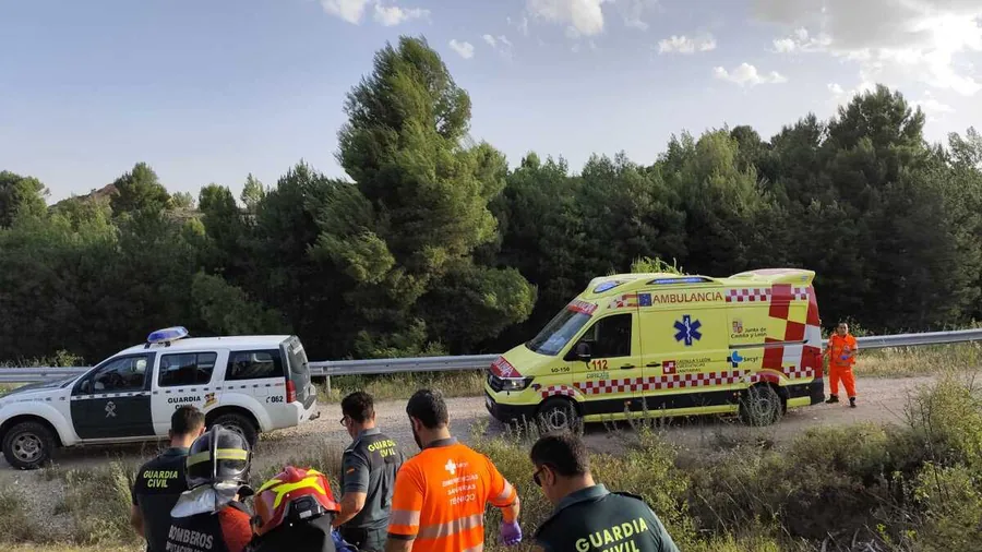 Rescatan a una persona herida en la Peña Magdalena