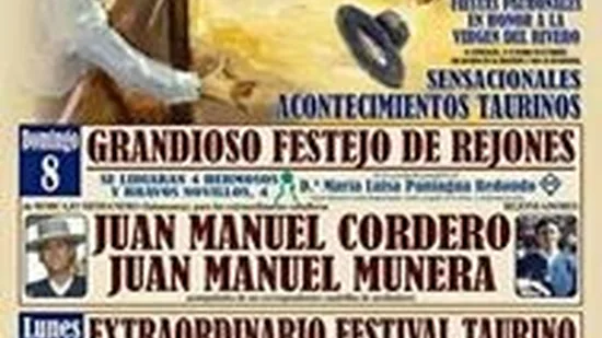 Barrera y Barrio encabezan la lista de los festejos taurinos