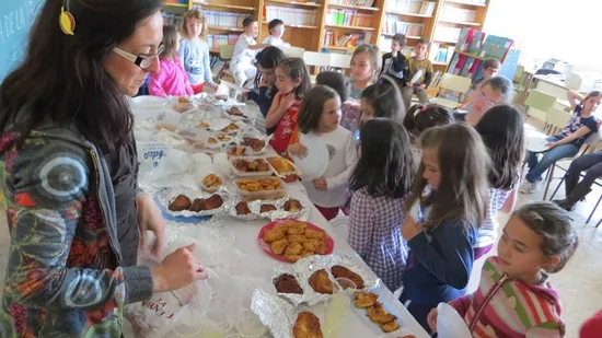Dulce despedida del trimestre en la clase de religión