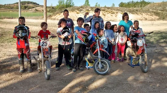 Éxito de la jornada de motocross infantil