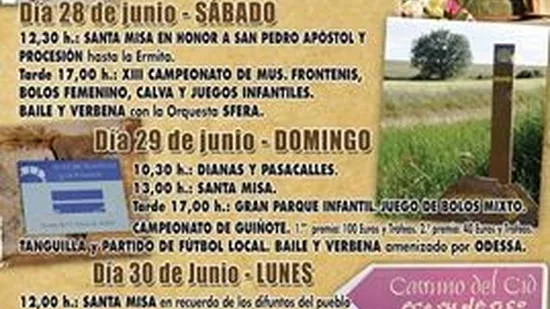 Fiestas patronales en honor a San Pedro Apóstol