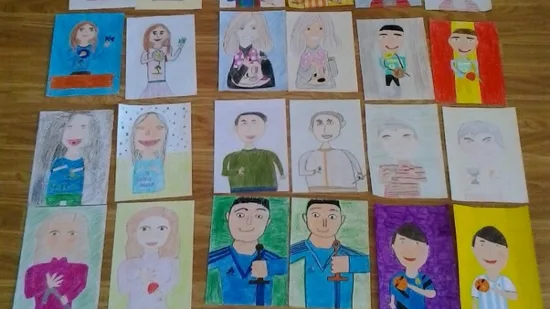 Alumnos de Plástica homenajean el Greco con retratos