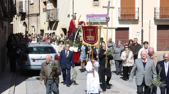 San Esteban inició la Semana Santa con la procesión de los Ramos