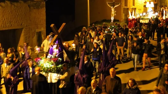 La procesión del Entierro reúne a los vecinos de San Esteban