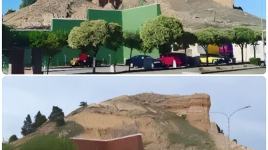 Hundimiento de la Peña Magdalena, imagen de la localidad